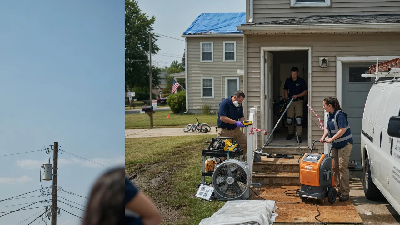 Water Damage Repair in Grovertown, IN near me